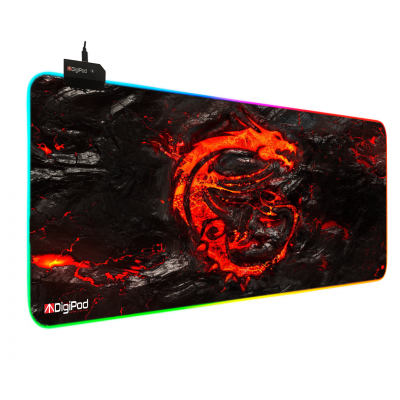 Digipod Rgb Oyuncu Mousepad Rgb Gaming Oyuncu Mouse Pad Kaymaz Taban 70 X 30  4mm Kalınlık