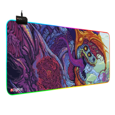 Digipod Rgb Oyuncu Mousepad Rgb Gaming Oyuncu Mouse Pad Kaymaz Taban 70 X 30  4mm Kalınlık